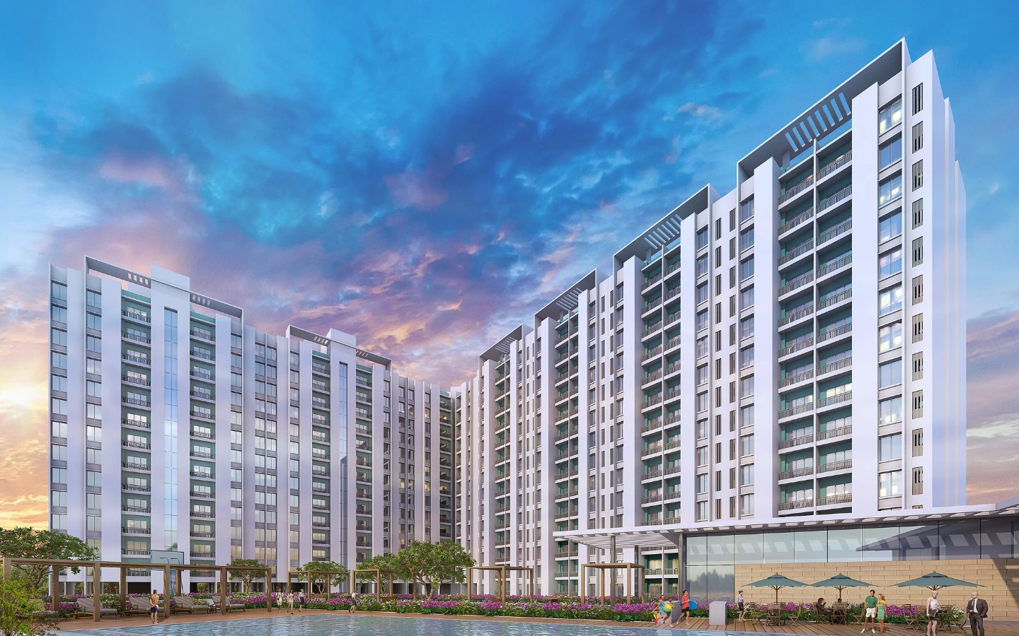 1 BHK flats for sale in Megapolis Saffron | 2 BHK flats for sale in Megapolis Saffron