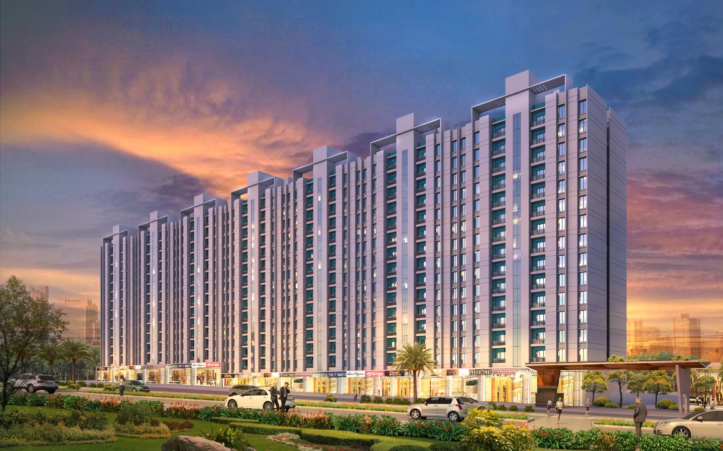 1 BHK flats for sale in Megapolis Saffron | 2 BHK flats for sale in Megapolis Saffron