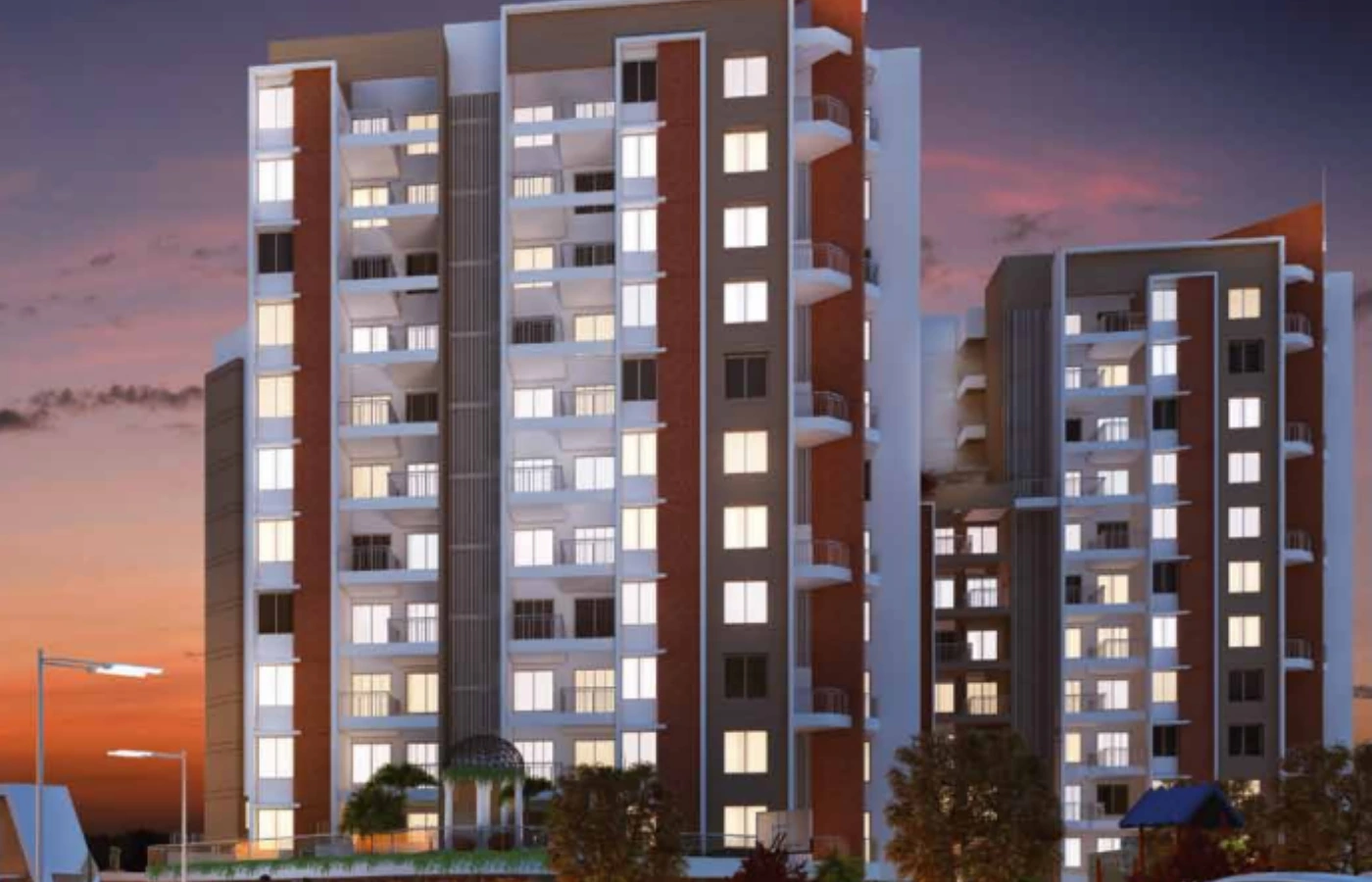 Legacy Twin Arcs flats for sale in Punawale, Pune